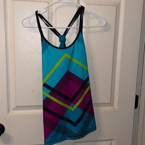 Xersion workout tank. Color: Aqua. Size: Small.